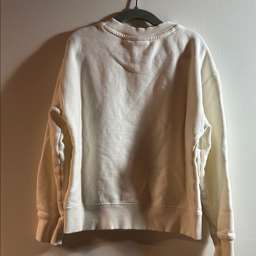 Puma White Sweatshirt‎ with Textured Design - Picture 5 of 5